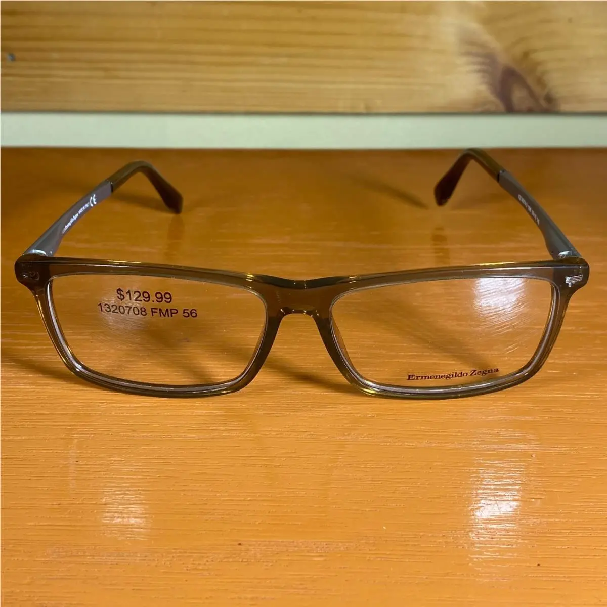 Ermenegildo Zegna Frames Only Eyeglasses EZ 5074-3 096 Brown 56-15-145