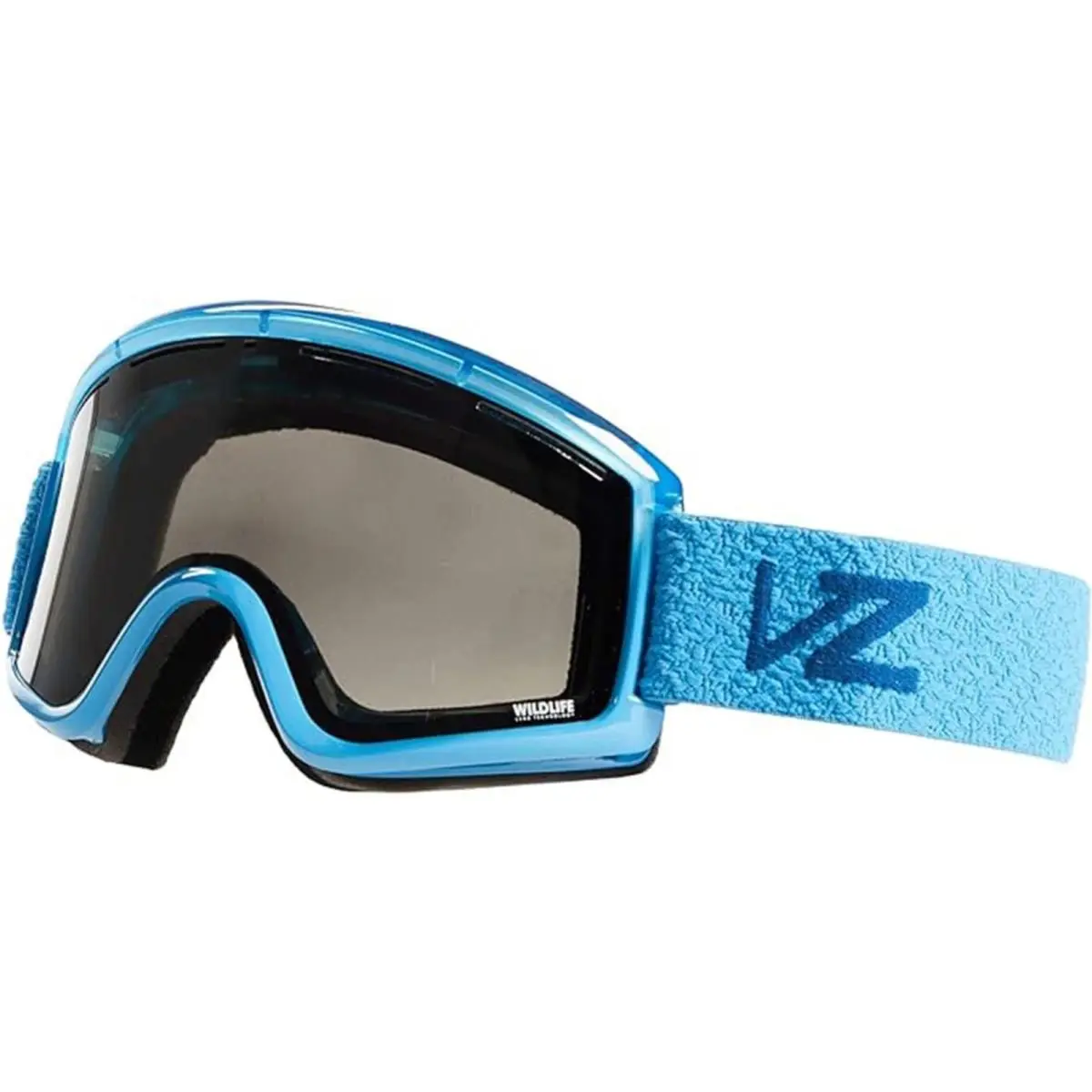 Vonzipper Adult Cleaver Snow Blue Gloss/wildlife Silver Chrome One Size Goggles