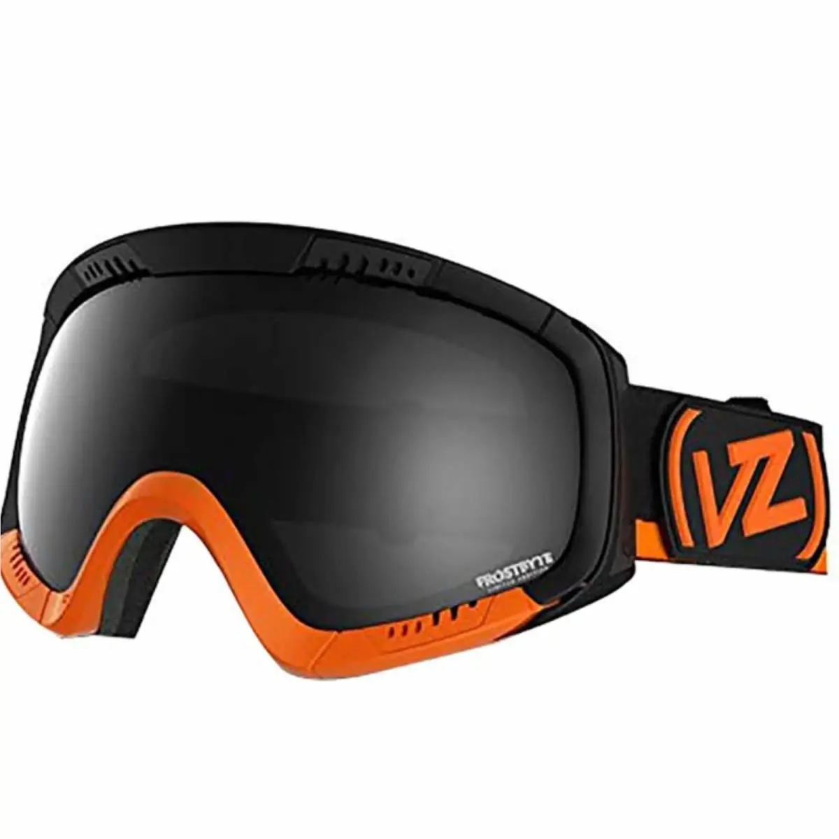Vonzipper Adult Feenom Snow Frostbyte Tangerine/black Chrome One Size Goggles