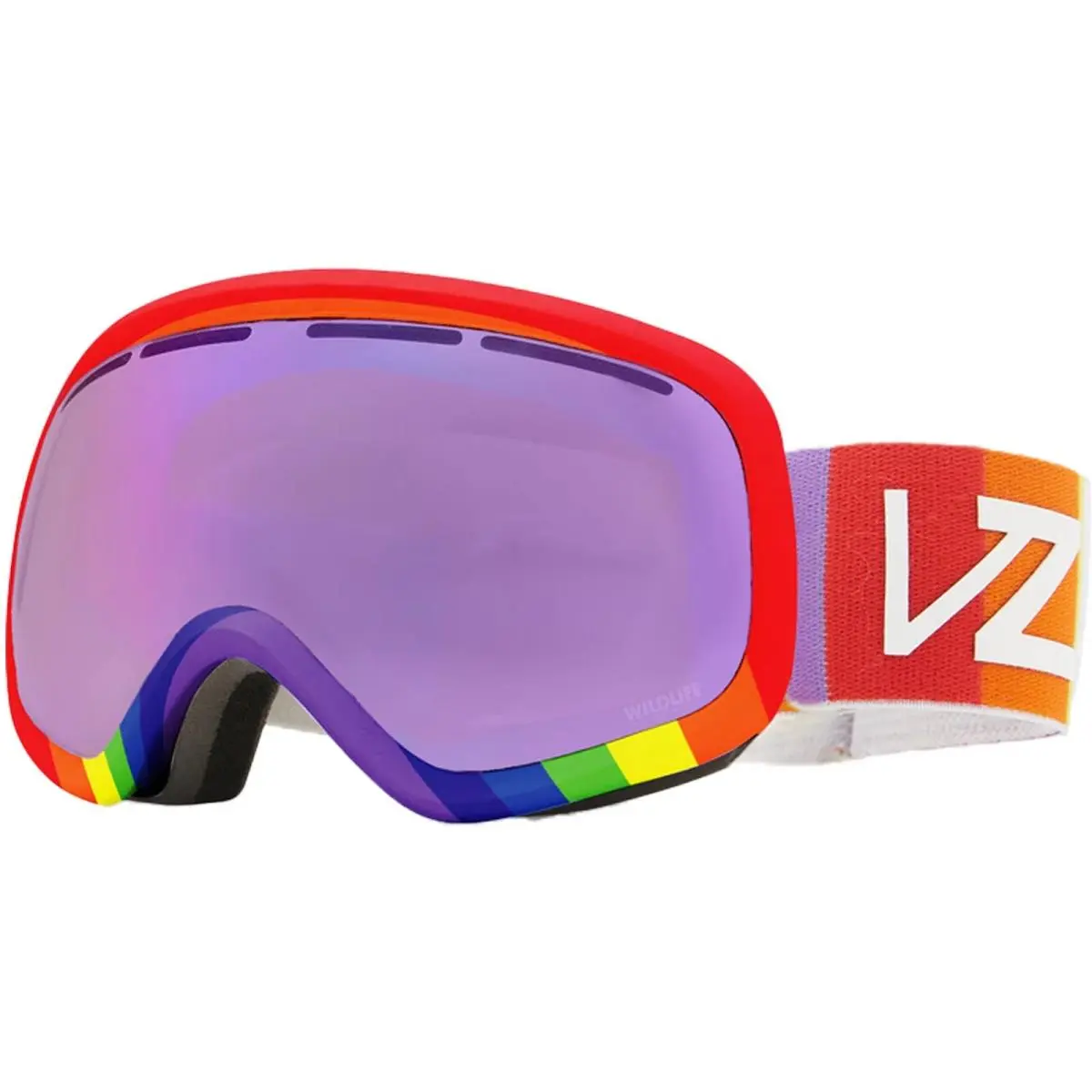 Vonzipper Adult Skylab Snow Rainbow Crystal/wildlife Blue One Size Goggles