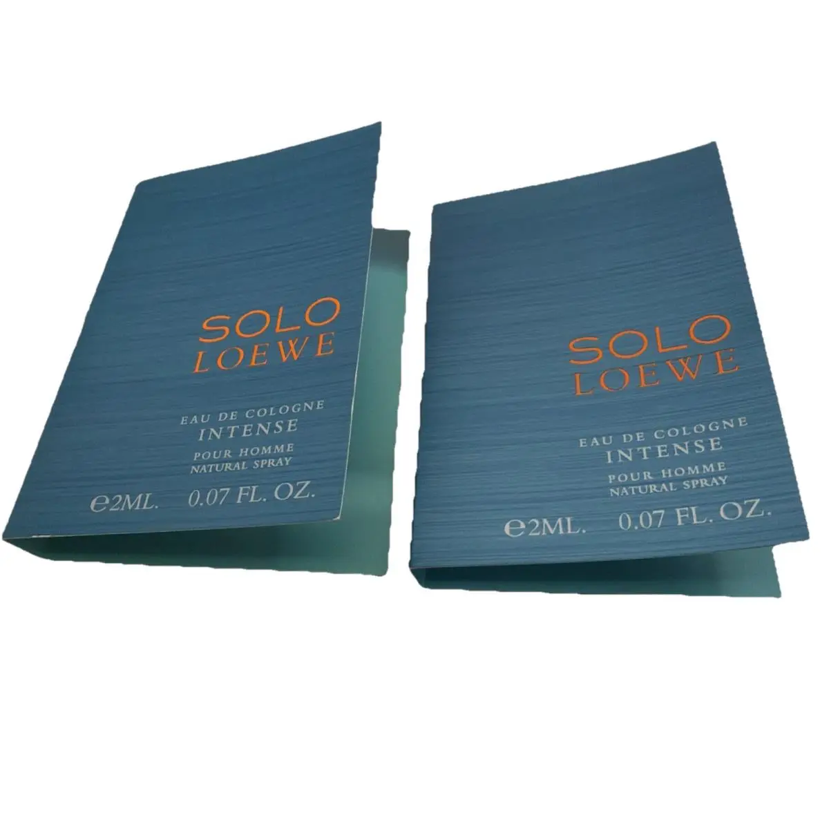 Solo Loewe Eau De Cologne Intense 2ml .07 Fl Oz Sample Travel Spray X2