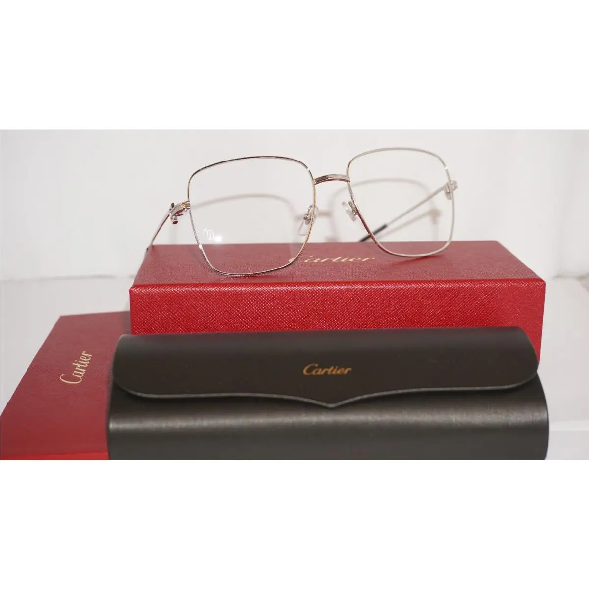 Cartier Eyeglasses Siver CT0253O 001 56 17 140