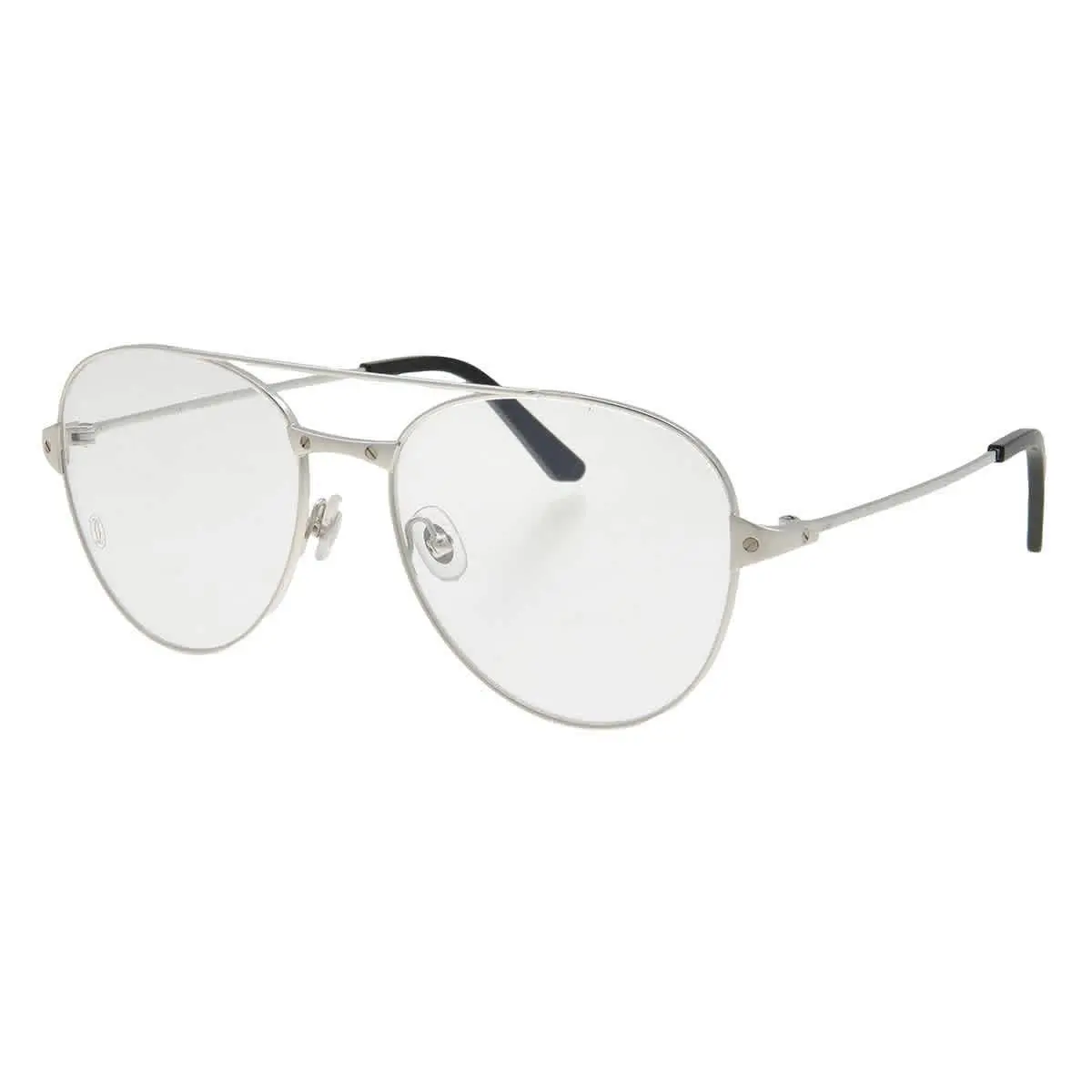 Cartier Santos de Cartier Demo Pilot Ladies Eyeglasses CT0307O 002 55
