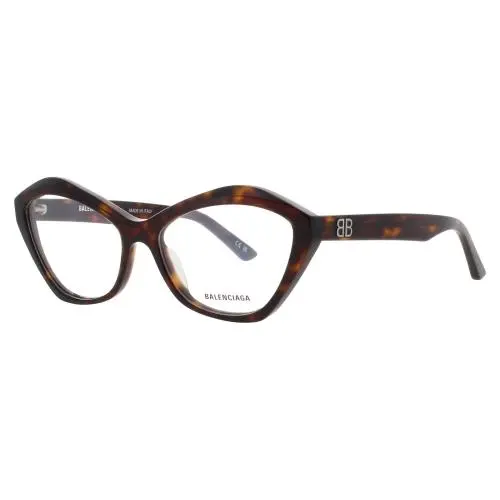 Balenciaga BB0341O 002 56 Eyeglasses Brown Frame 56 mm