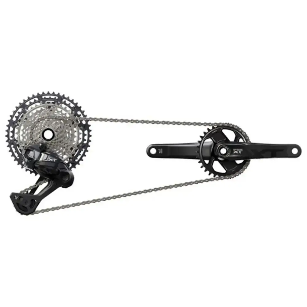 Shimano  - Deore XT M8200 Crankset - Deore Crankset - Black 1