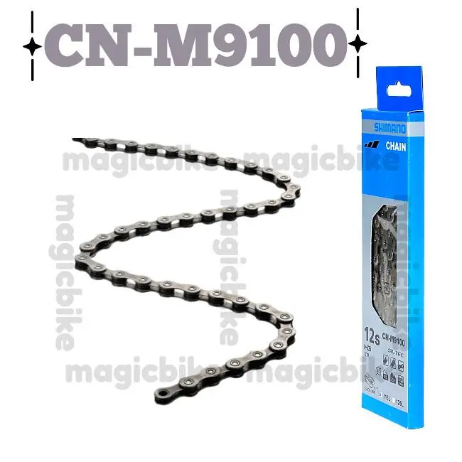 Shimano Xtr CN-M9100 Chain 12 Speed 116 Links w/ Quick Link Mtb Bike E-bike