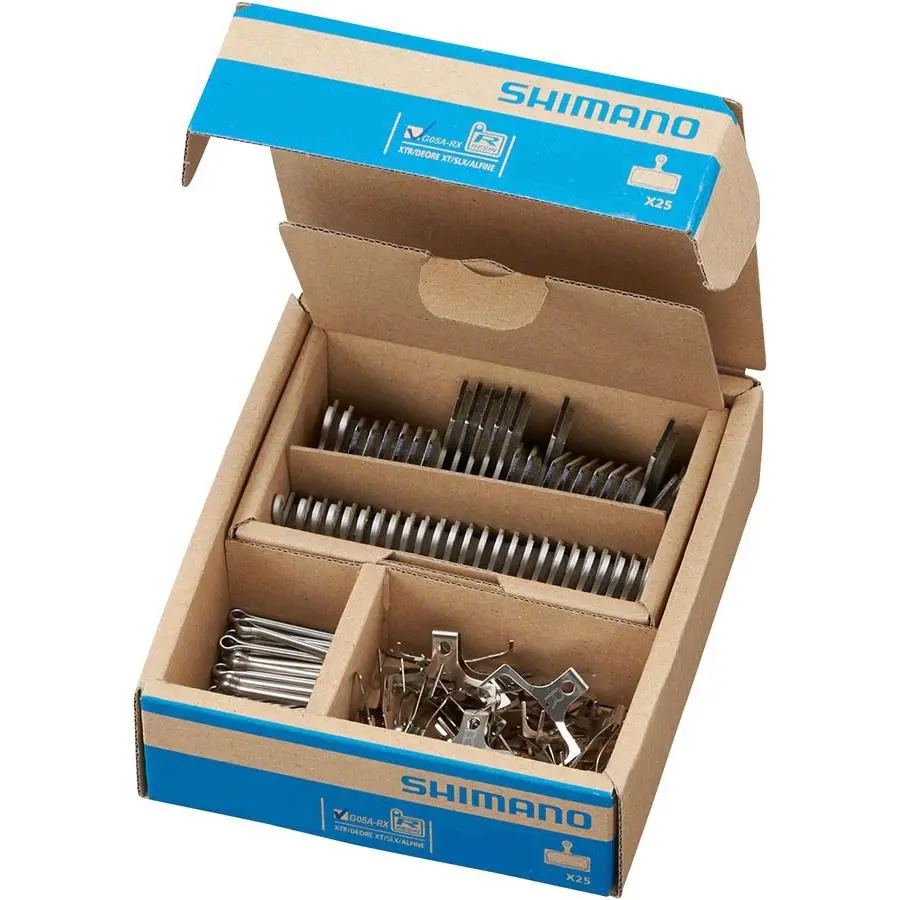 Shimano G05A-RX Disc Brake Pad and Spring - Resin Compound Alloy Back Plate Bo