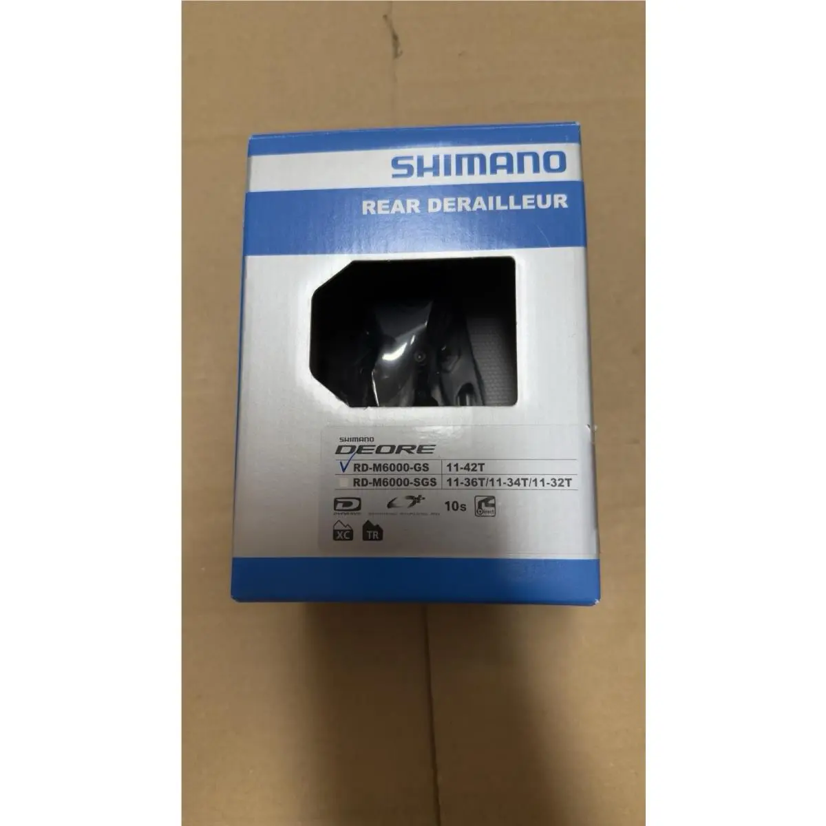 Shimano Deore RD-M6000-GS Mtb Shadow+rear Derailleur 10-speed 11-42