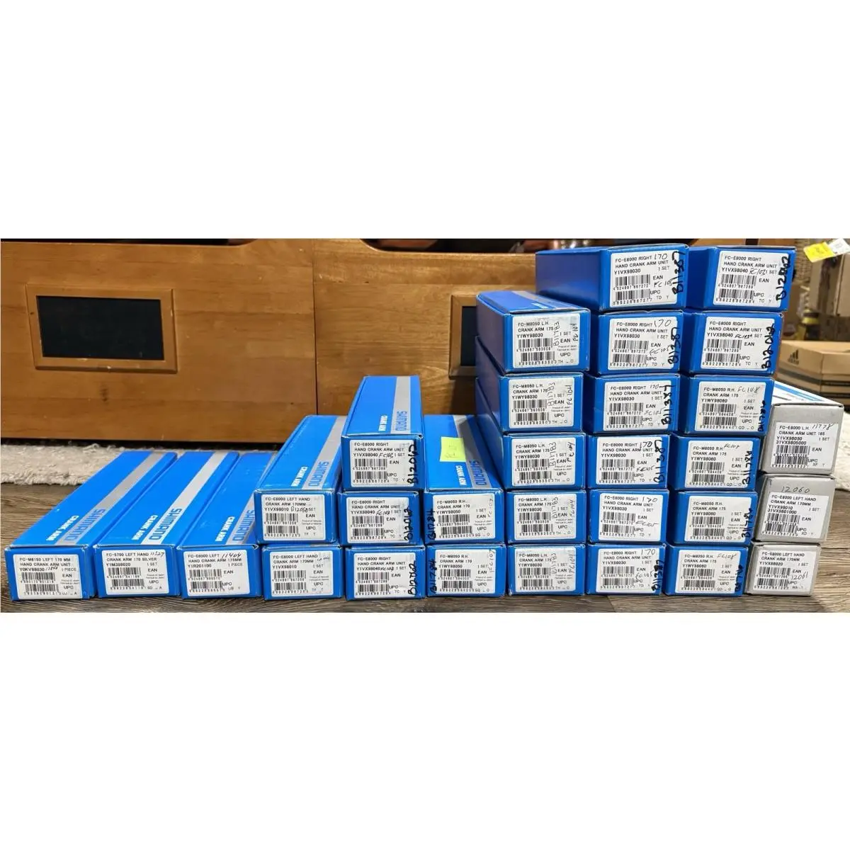 Wholesale Lot 30 Crank Arms Shimano - See Pics For Model Numbers