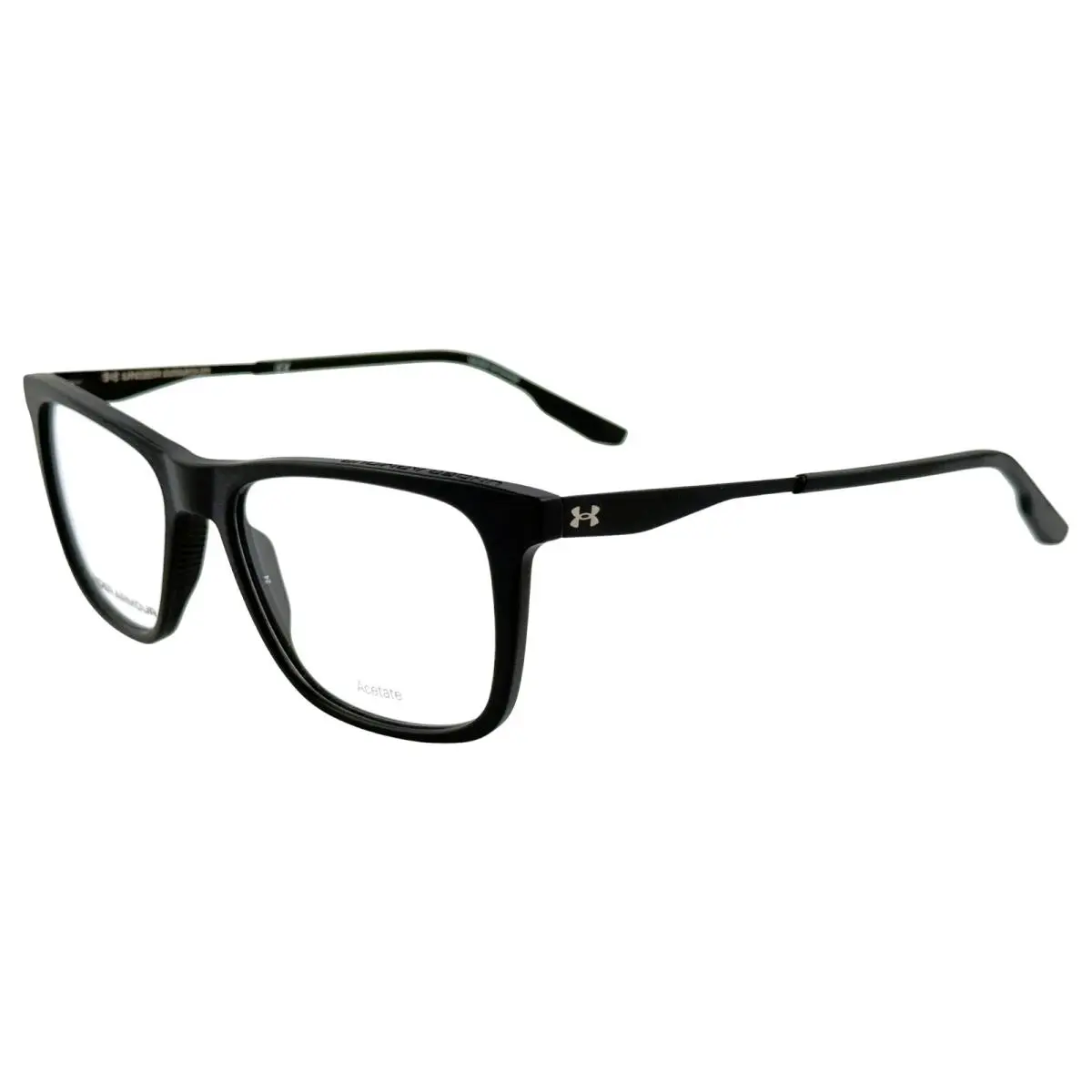 UA5040 Mens Plastic Eyeglass Frame 003 Matte Black 52-17 w Case by Under Armour