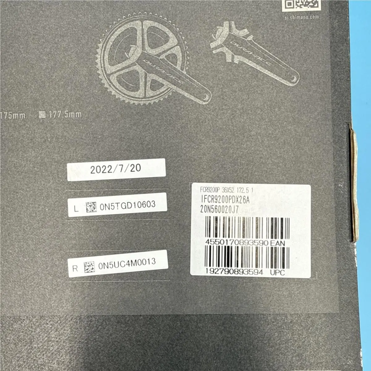 Shimano  - SHIMANO DURA-ACE FC-R9200-P - FCR9200P - Black (UPC: 192790893594) 4