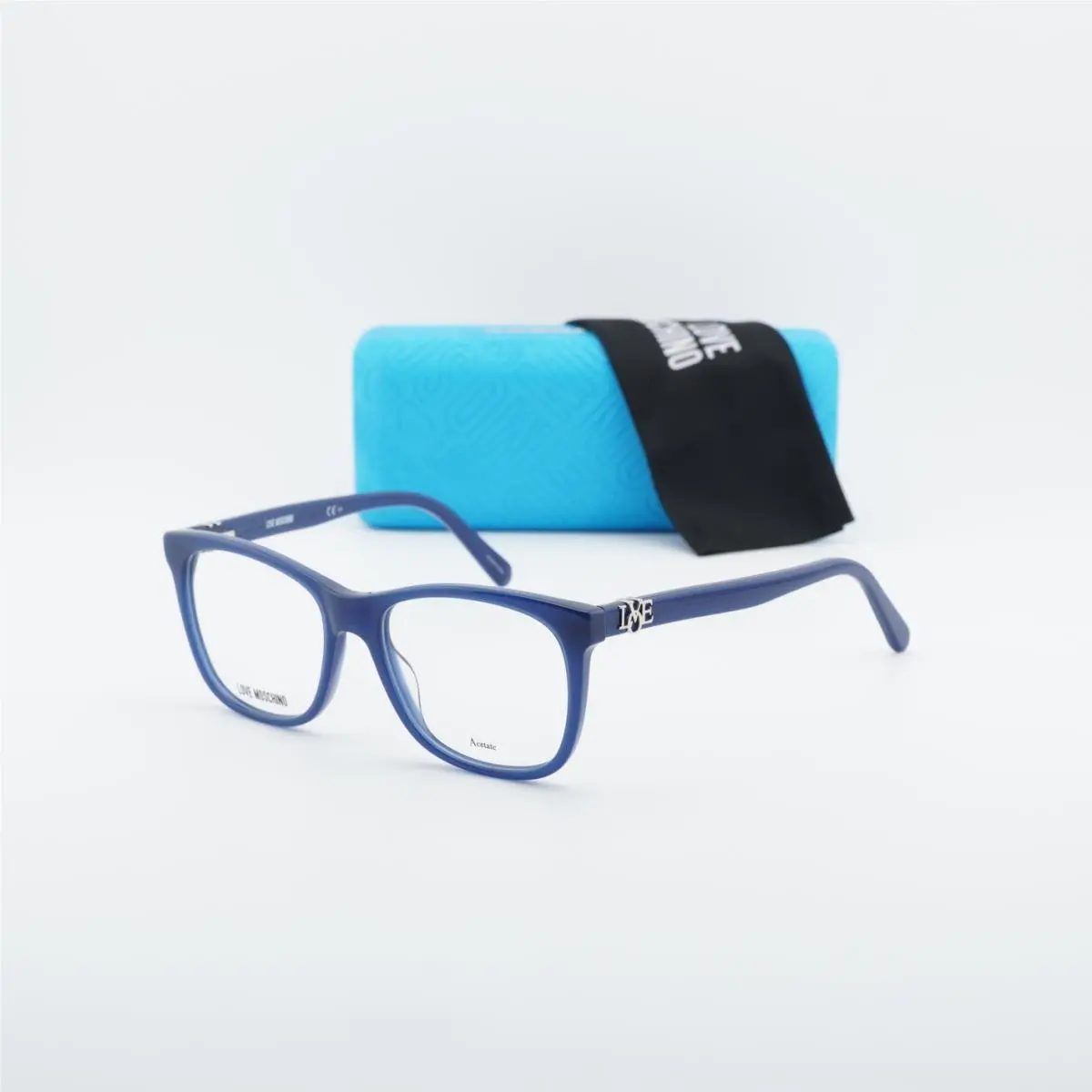 Moschino Love MOL520 0PJP 00 Blue 52mm Eyeglasses