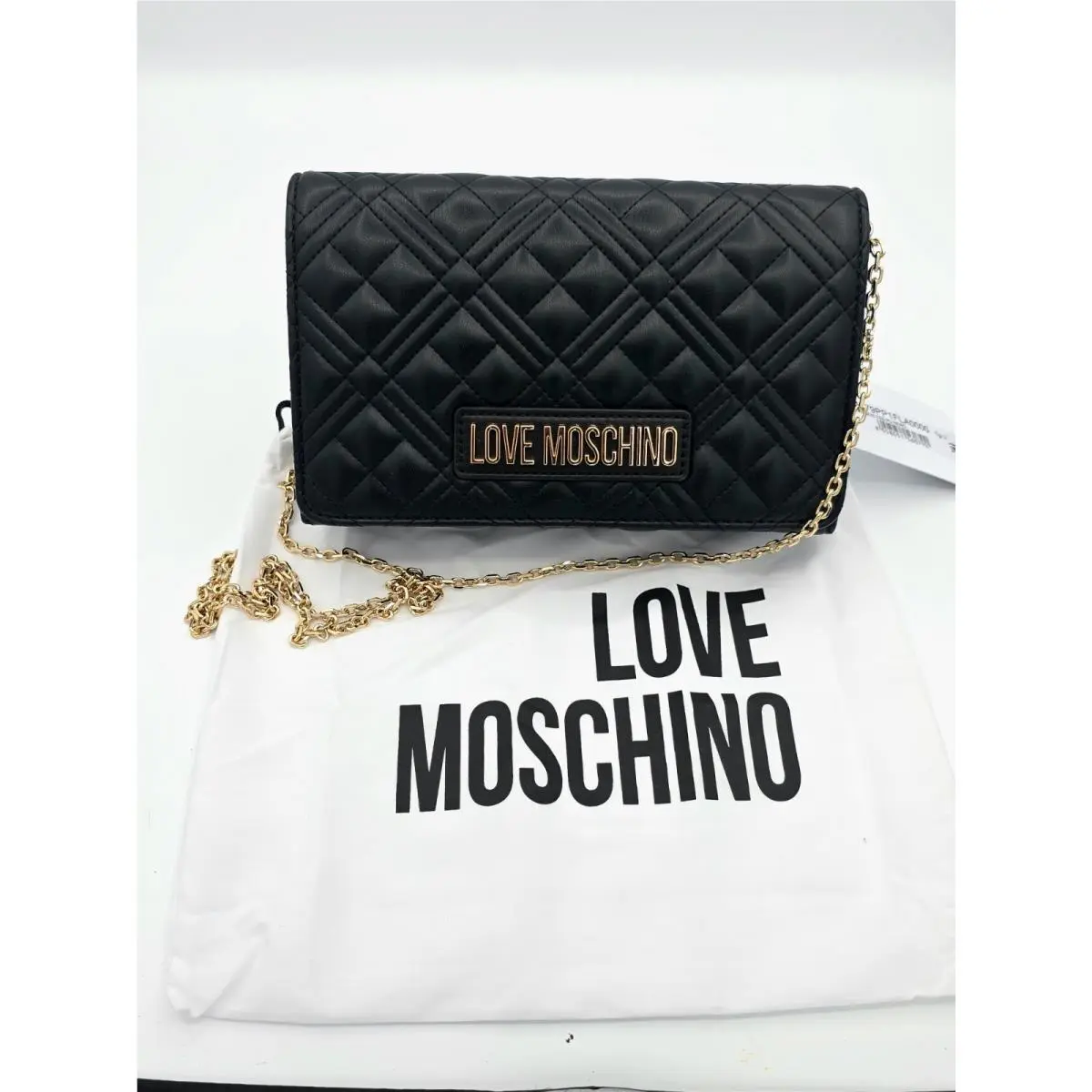 Love Moschino Quilted Handbag -black with Dustbag