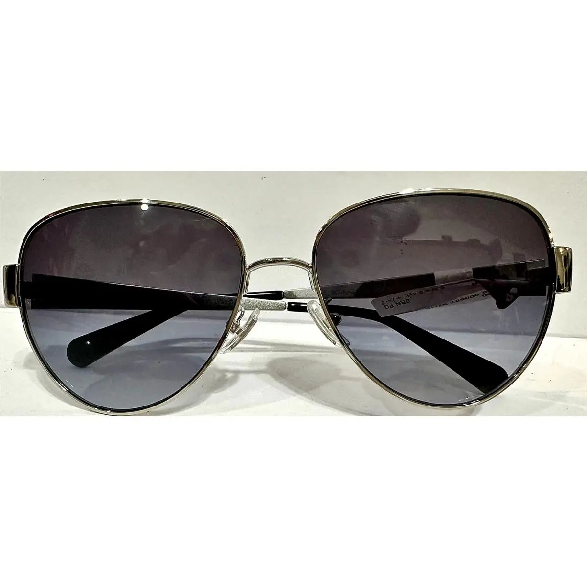Women’s Coach Aviator Sunglasses Silver