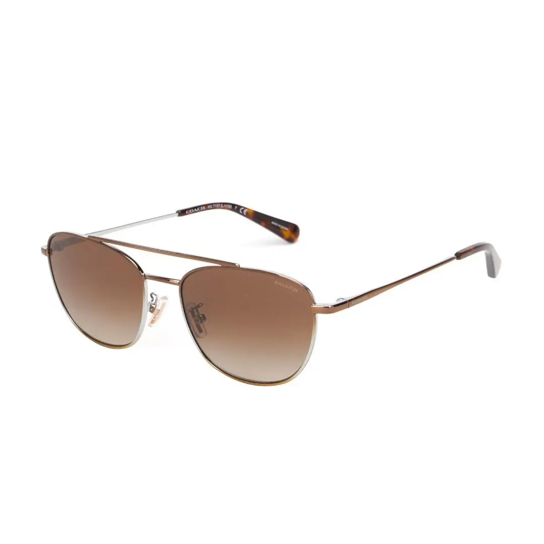 Coach Women`s Square Aviator Sunglasses HC7107 933913