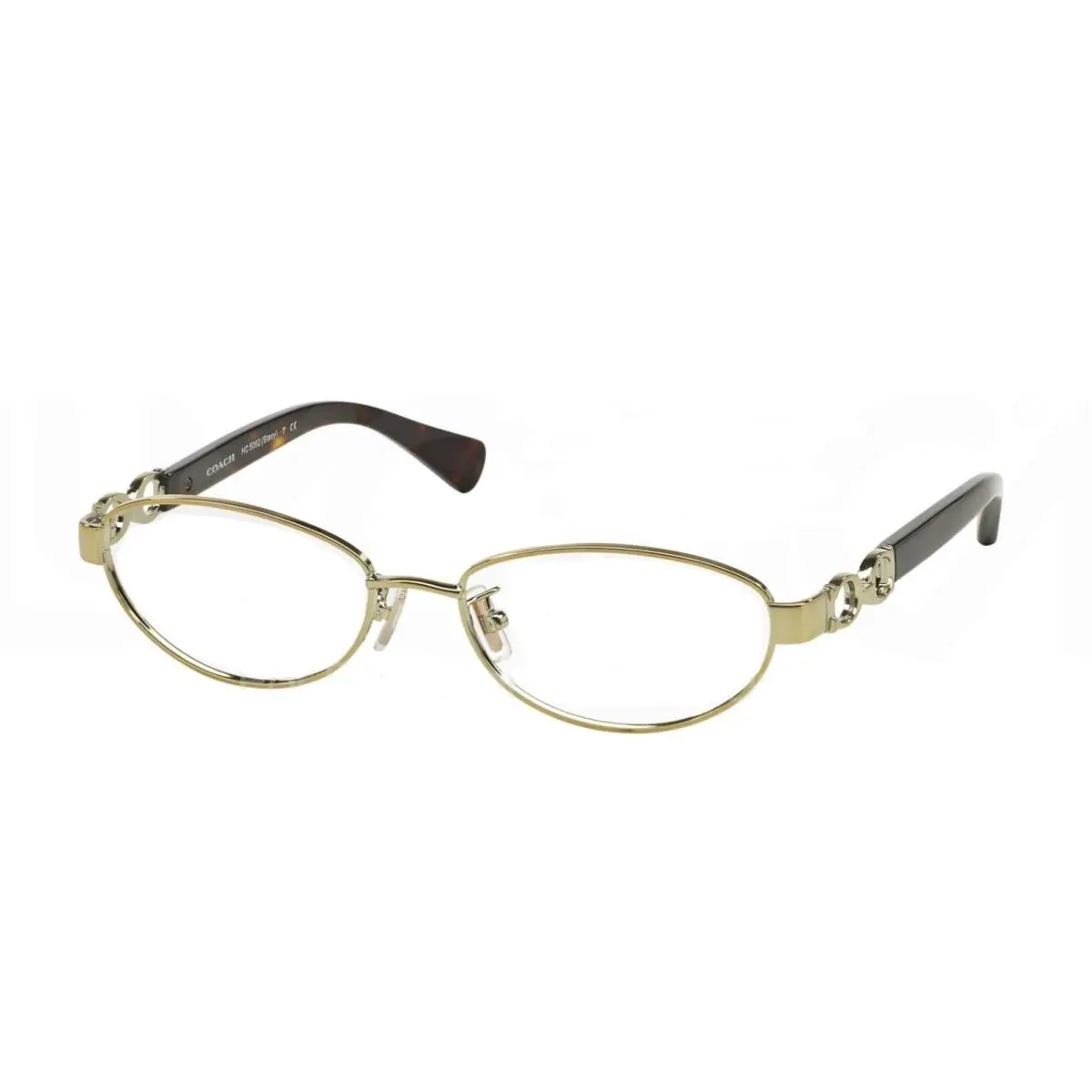 Coach Women`s Sunglasses HC5062 Stacy 9205 Gold Burgundy