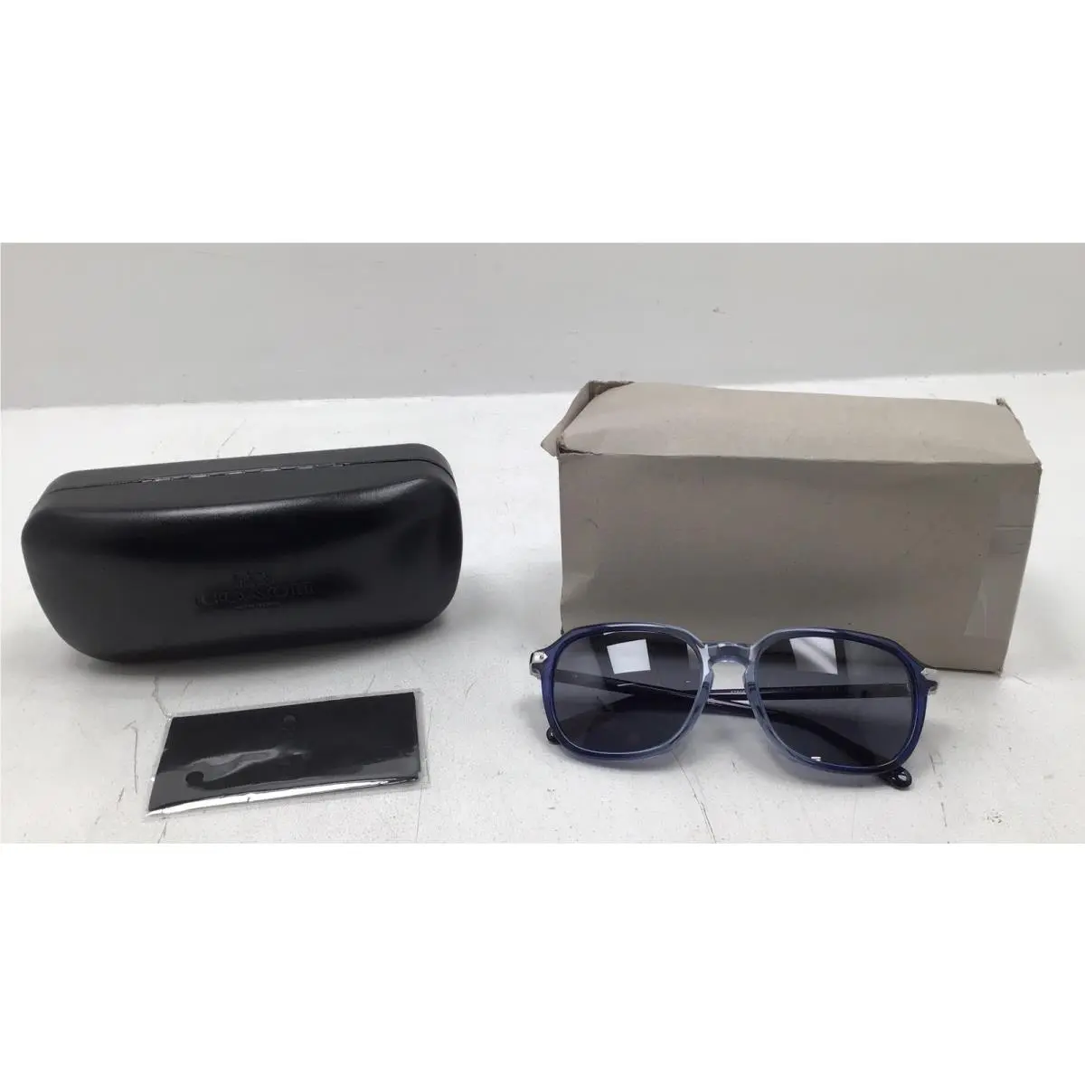 Coach Men`s Sunglasses Frames 0HC8383U CL912 Transparent Blue Gradient Size 55mm