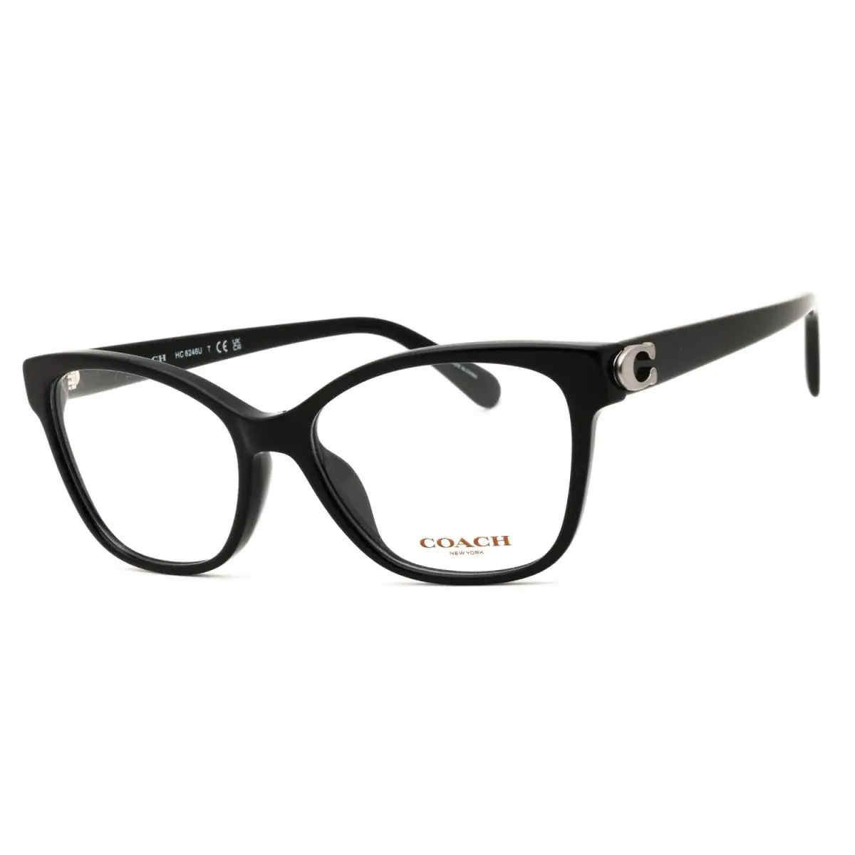 Coach HC6246-5002-53 Eyeglasses Frame Size 53mm 16mm 140mm Black Women 72512552