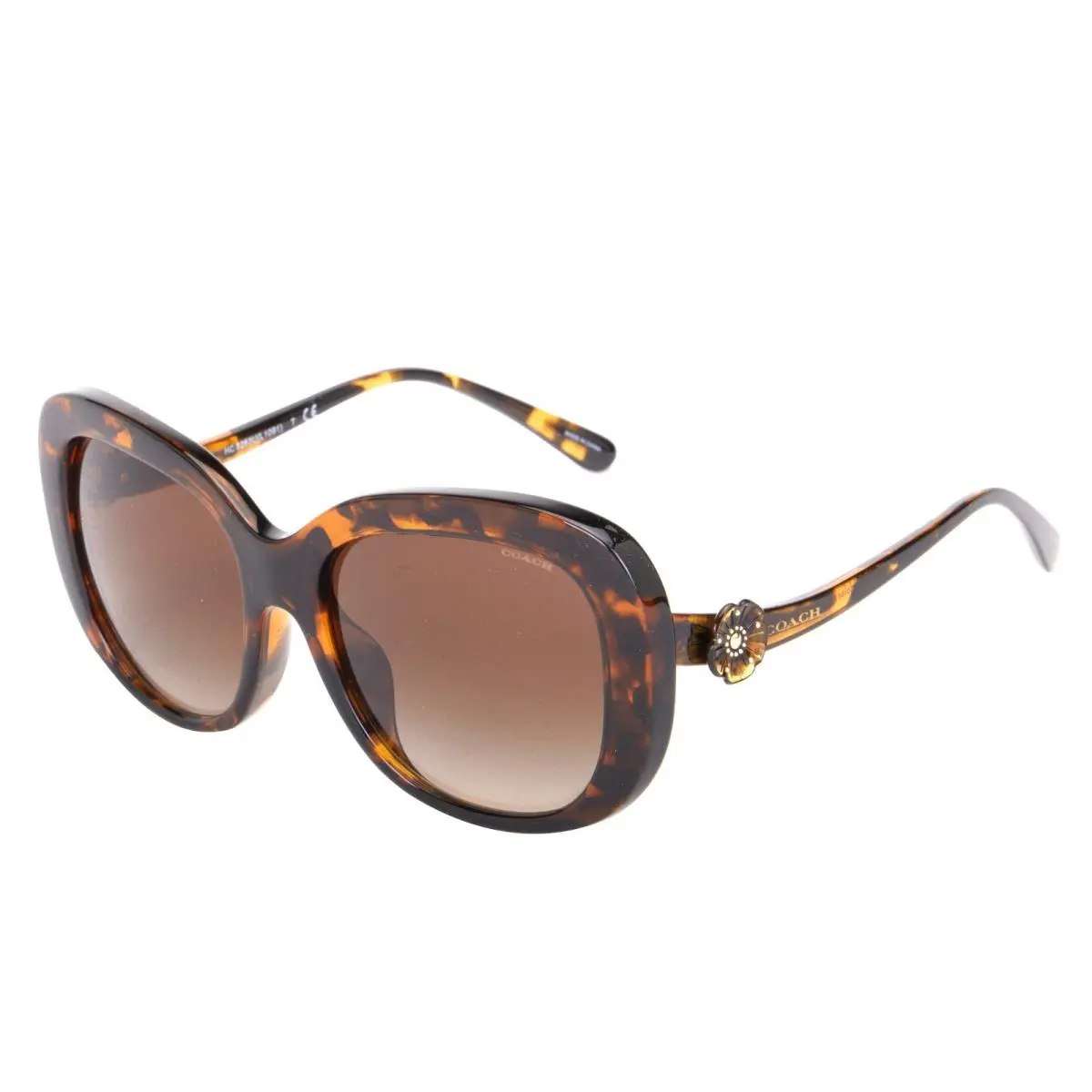 Coach Women`s Flower Sunglasses Dark Tortoise HC8263U 512013