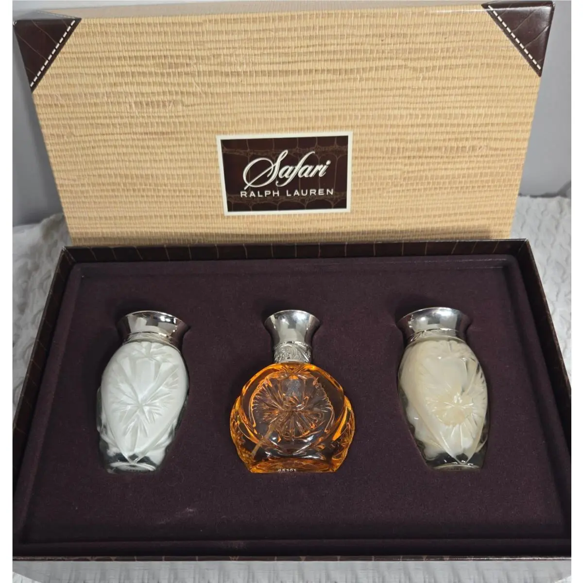 Ralph Lauren Safari Parfum 1.7 oz Climate Response Gel Lotion 1.7 oz 3 Pc Set