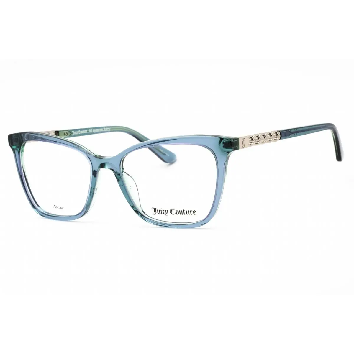 Juicy Couture JU 240/G 0VGZ 00 Crystal Teal 53mm Eyeglasses