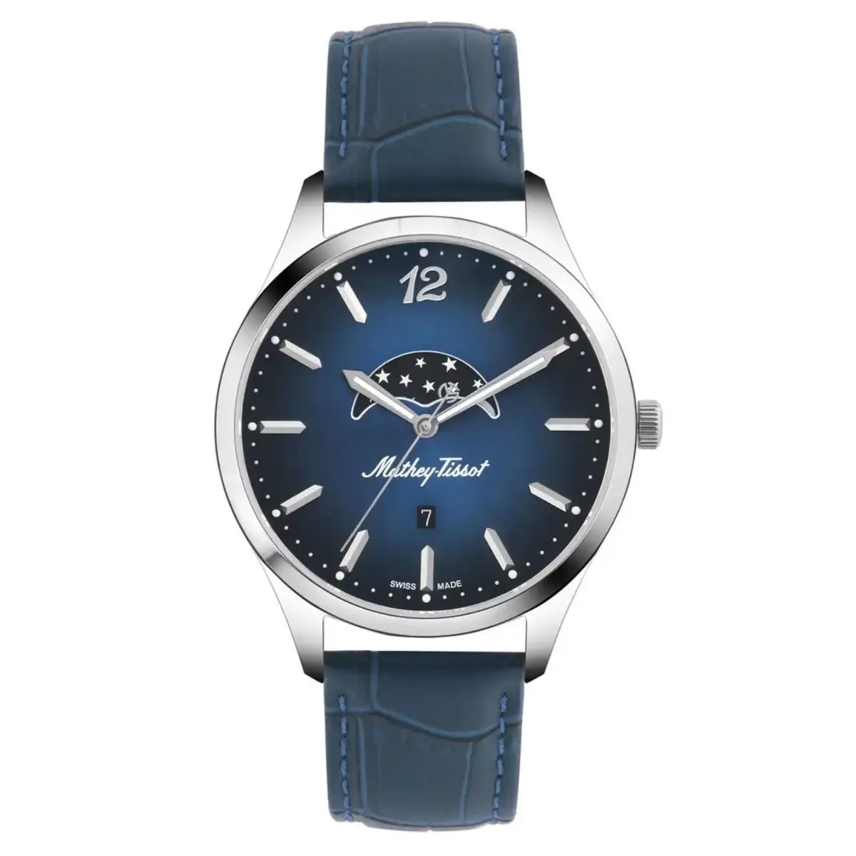 Seiko Tissot Men`s Urban Blue Dial Watch - H411LABU
