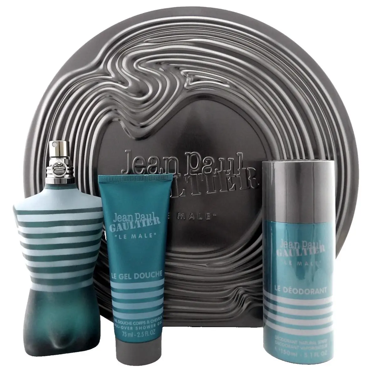 Jean Paul Gaultier LE Male 4.2 Edt Spray+ 2.5 S/gel+ 5.1 Deo Spray Men`s Set
