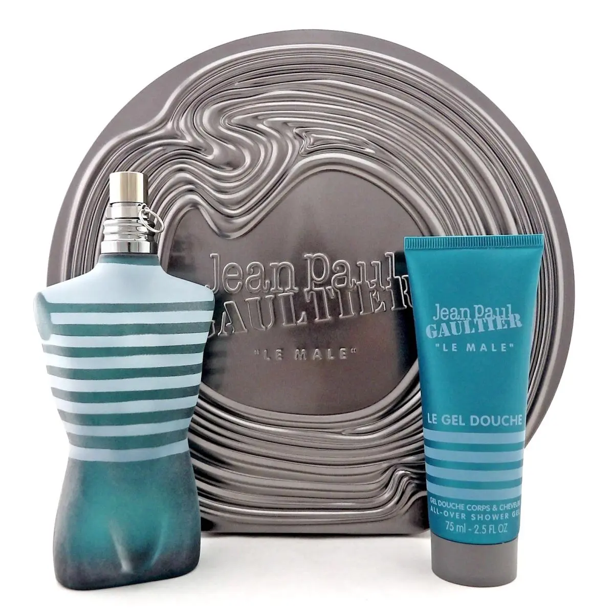 Jean Paul Gaultier LE Male 4.2 Oz. Edt Spray + 2.5 Oz. Sower Gel. Men`s Set