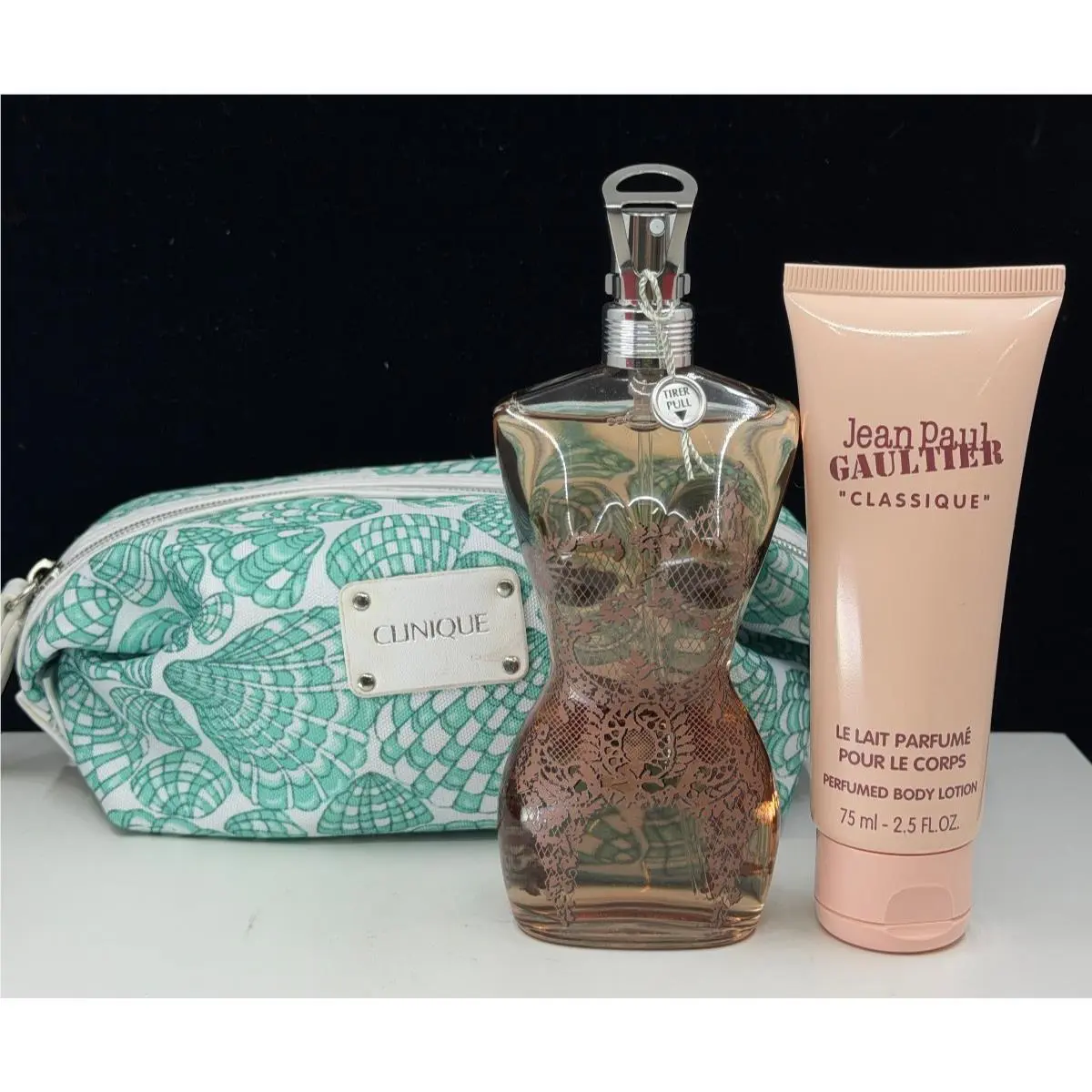 Jean Paul Gaultier Classique Edp 3.3 oz Spray Body Lotion 2.5 oz Value Set