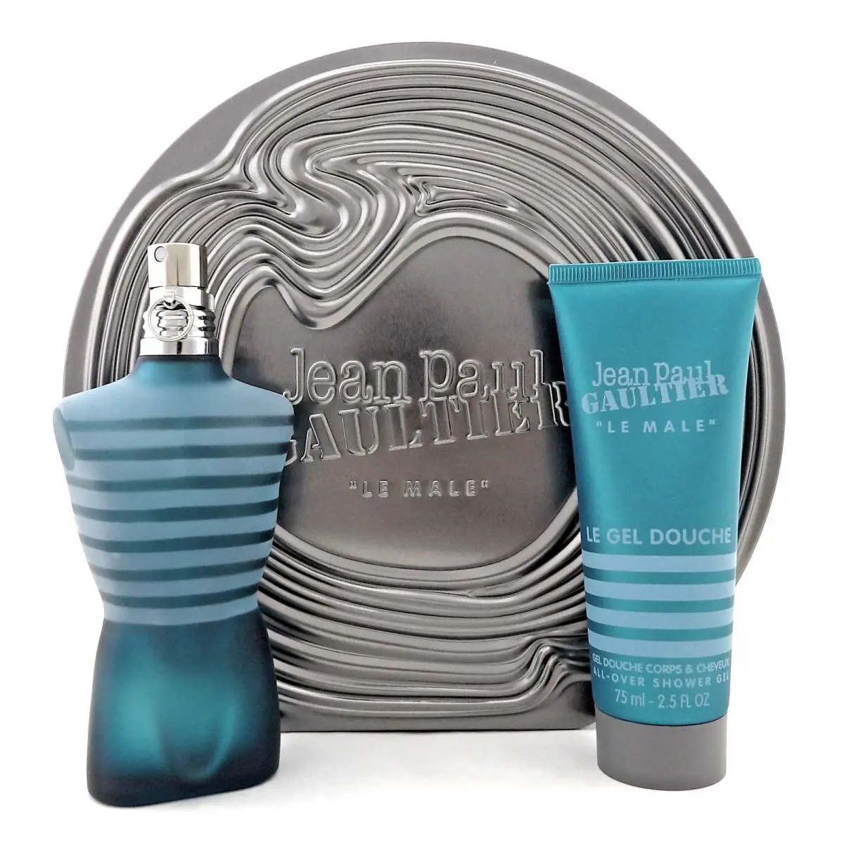 Jean Paul Gaultier LE Male 2.5 Oz. Edt Spray + 2.5 Oz. Shower Gel. Men`s Set