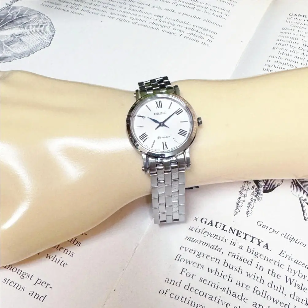 Premier Quartz Women’s Watch - SWR025- Silver Dial by Seiko