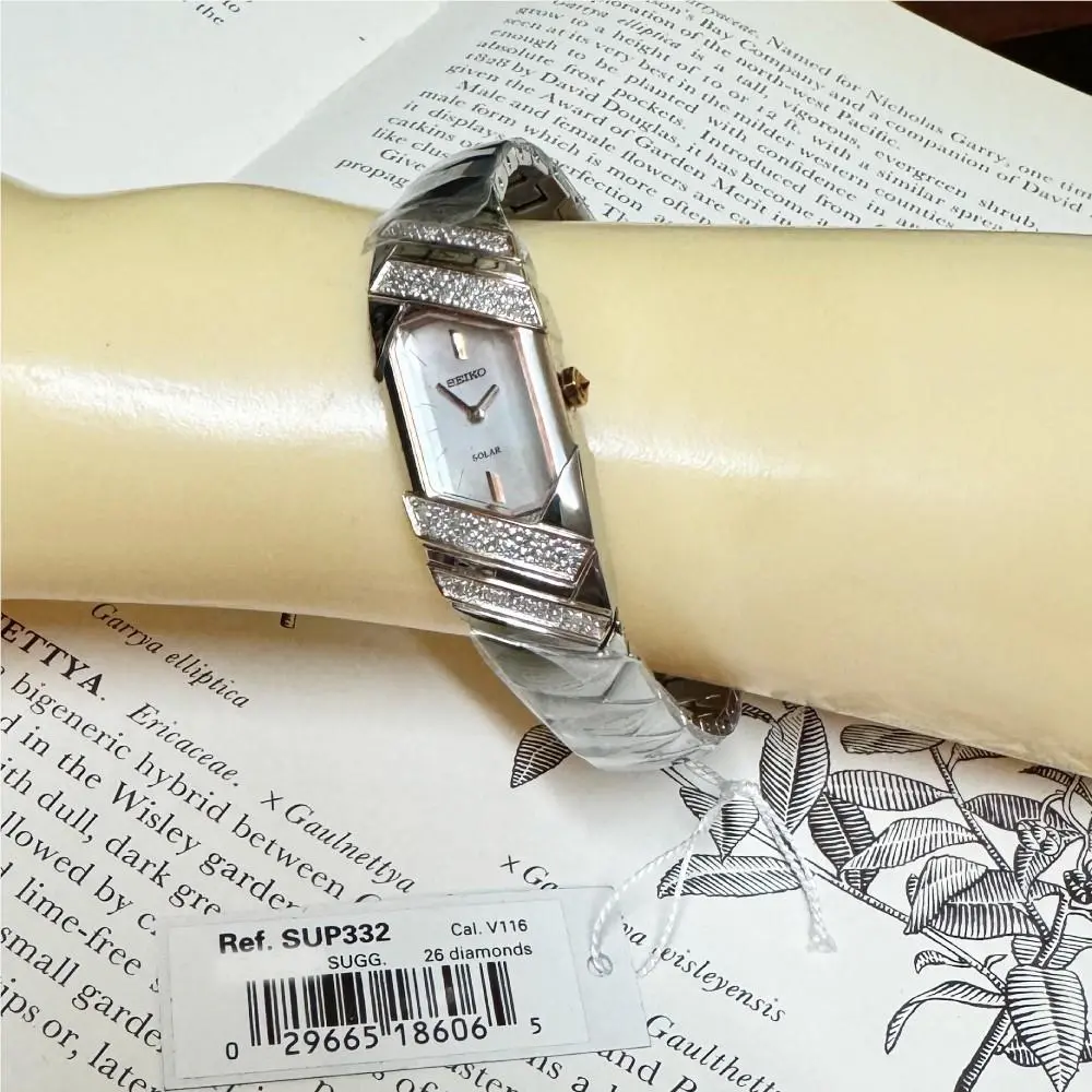 Seiko Tressia White Mother of Pearl Women`s Watch SUP332