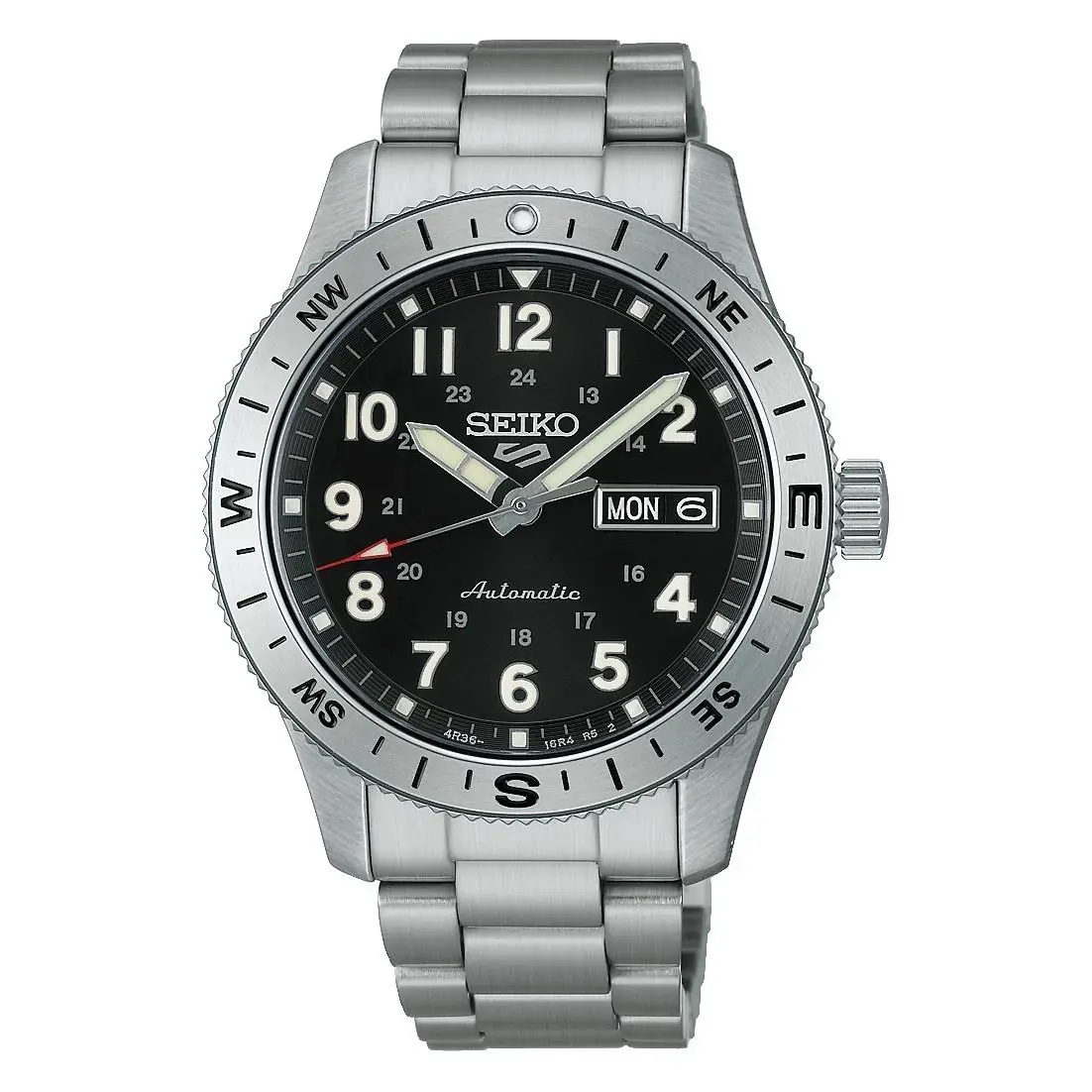 5 Sports HBD006 Field Series Automatic Black Stainless Steel by Seiko