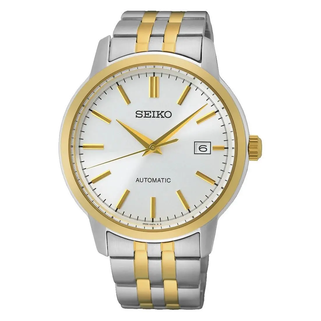Men`s Essentials Automatic White Dial Watch - SRPH92K1 by Seiko