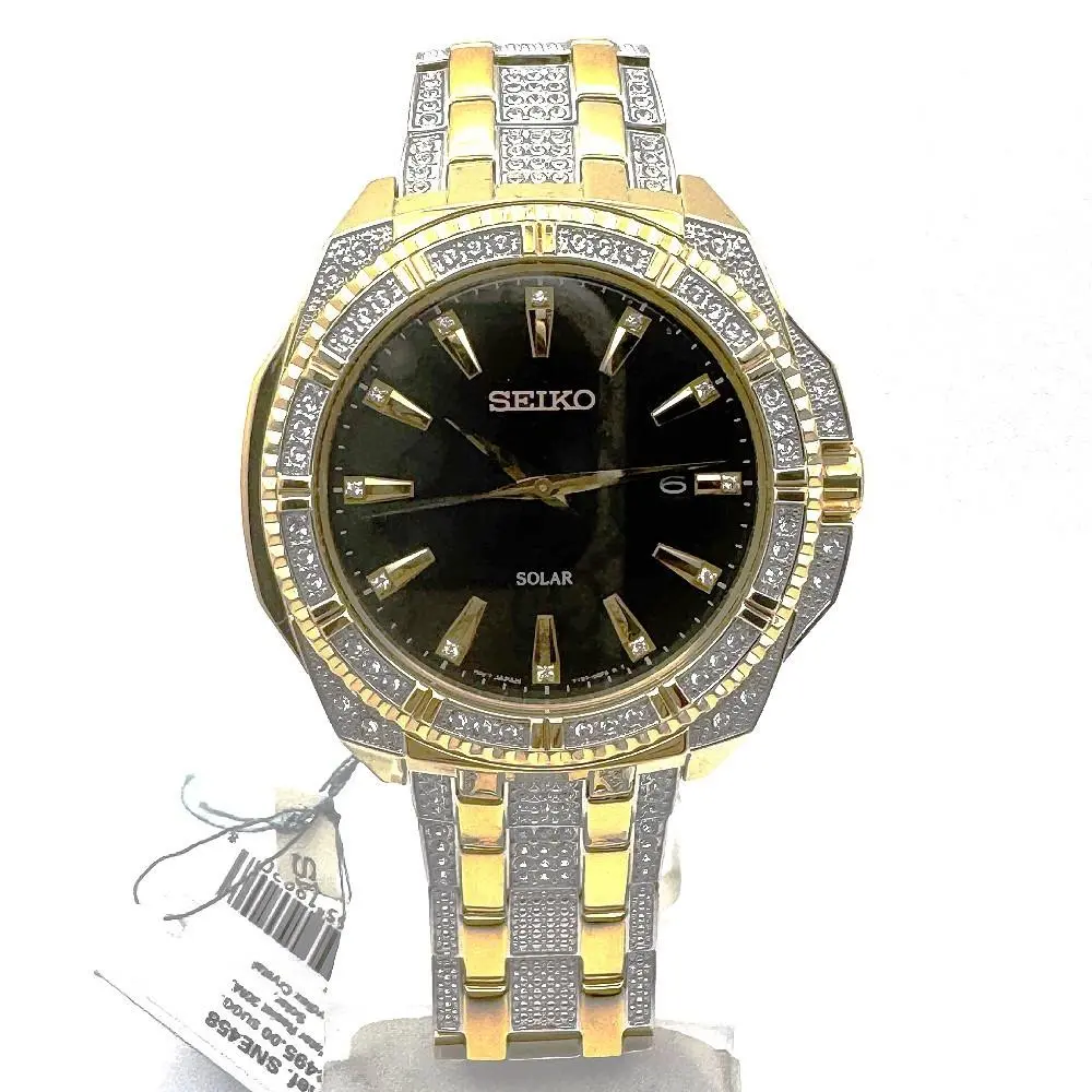 Seiko Essentials Men`s Black Watch - SNE458