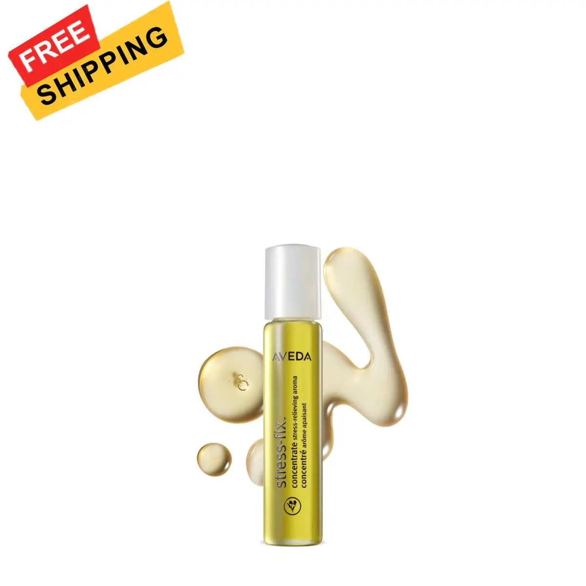 Stress-fix Concentrate Rollerball 0.24 Fl Oz Pack of 1 Yellow by Aveda