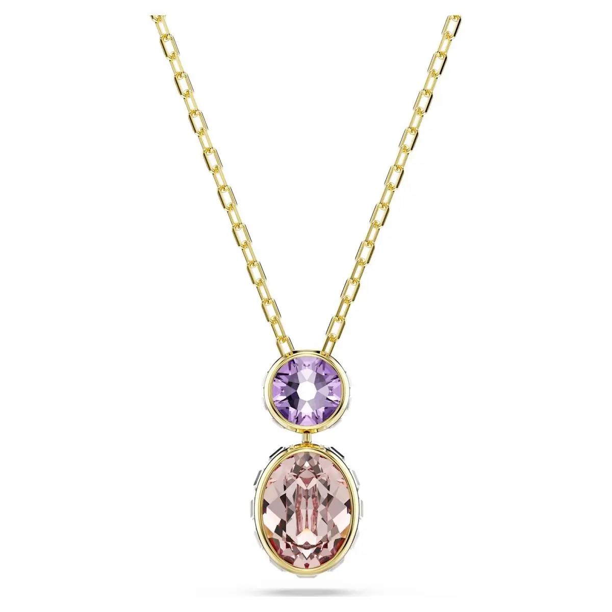 Chroma Pendant Mixed Cuts Multicolored Gold-tone Plated 5741586 by Swarovski