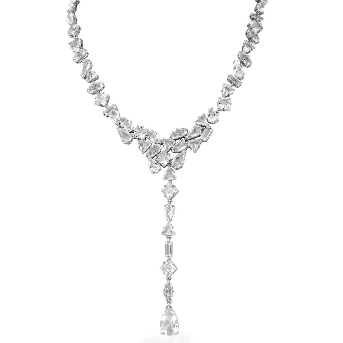 Mesmera Y Mixed Crystal Cut Necklace by Swarovski