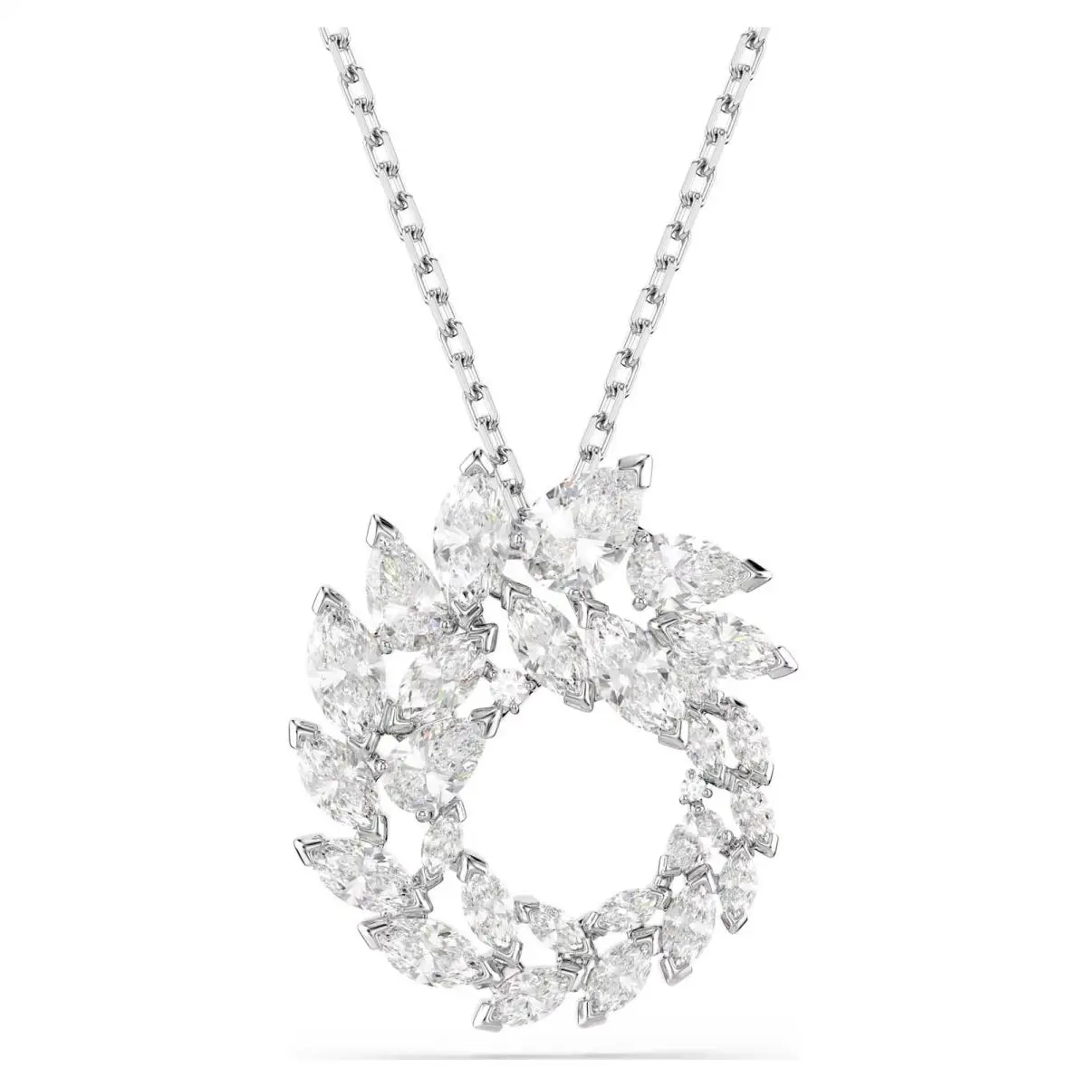 Zirconia Mesmera Pendant Marquise Cut White Rhodium Plated 5759837 by Swarovski