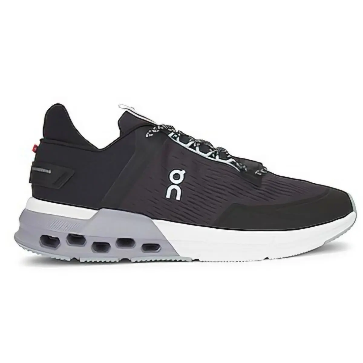 ON Cloudnova Flux Mens Black Mineral Sz 9 42.5 ON Running