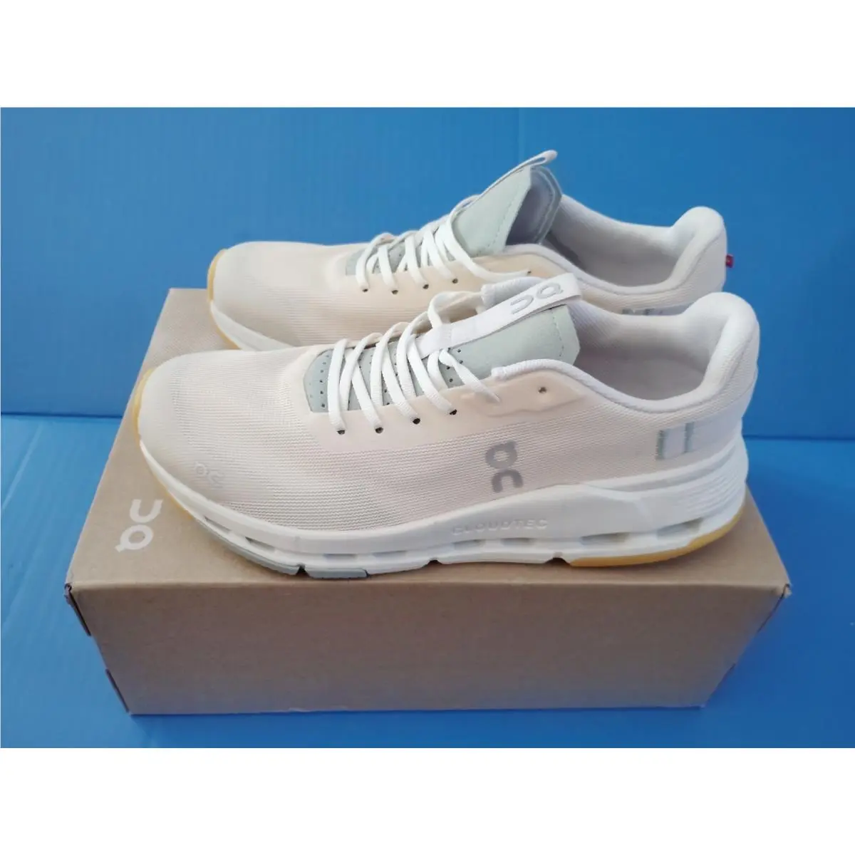 On Running Cloudnova Form 2 Size 7 Women’s Sneakers Dew/mineral-cloudtec