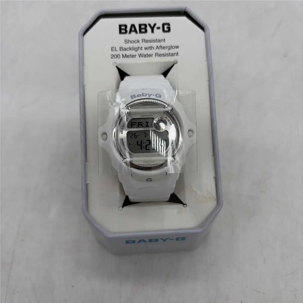 Casio Watch Baby-g BG169R-7AMTN Digital White Colorway