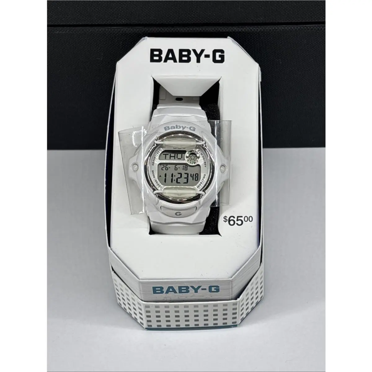 Casio Watch Baby-g BG169R-7AMTN Digital White Colorway