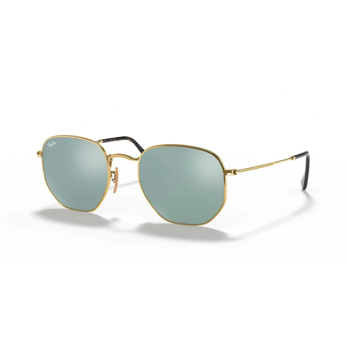 Ray-ban RB3548N Hexagonal Flat Lenses - Arista Gold Frame / Grey Lens