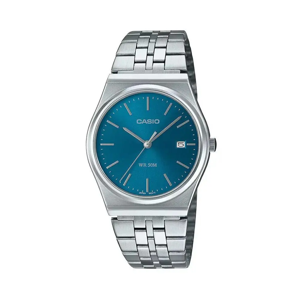 Men`s Quartz Stainless Steel Watch - MTP-B145D-2A2VDF by Casio