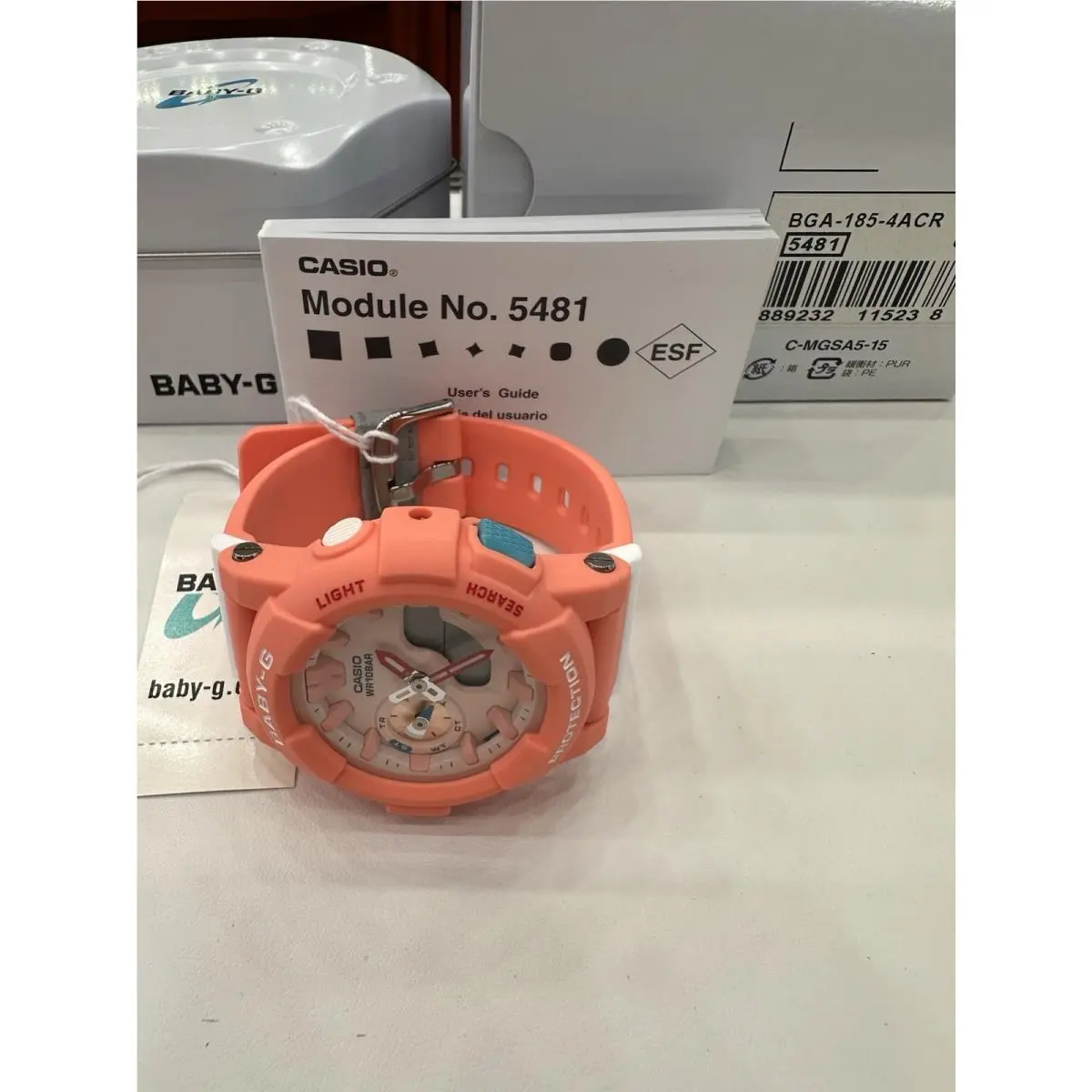 Casio Baby G Watch BGA-185-4ACR Rare