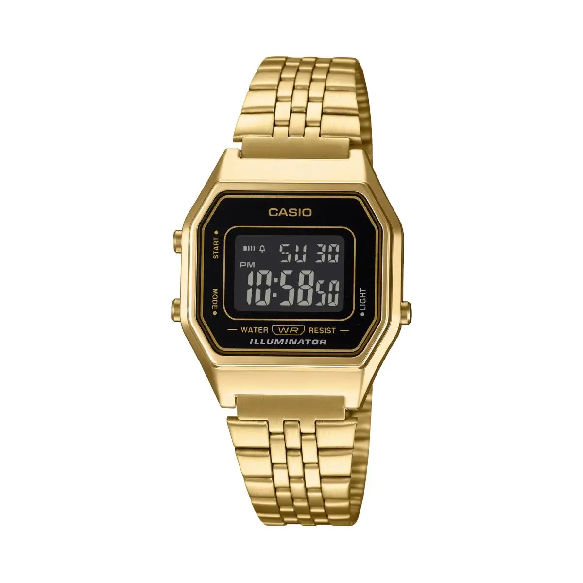 LA680WGA-1B LA680WA Gold Women`s Digital Watch by Casio