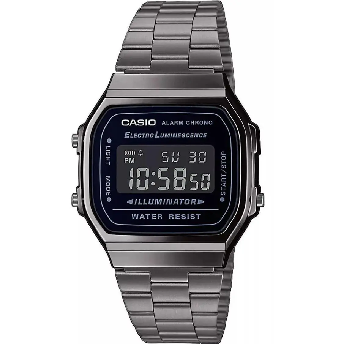 Casio A168WEGG-1B Vintage Black Dial Unisex Digital Watch