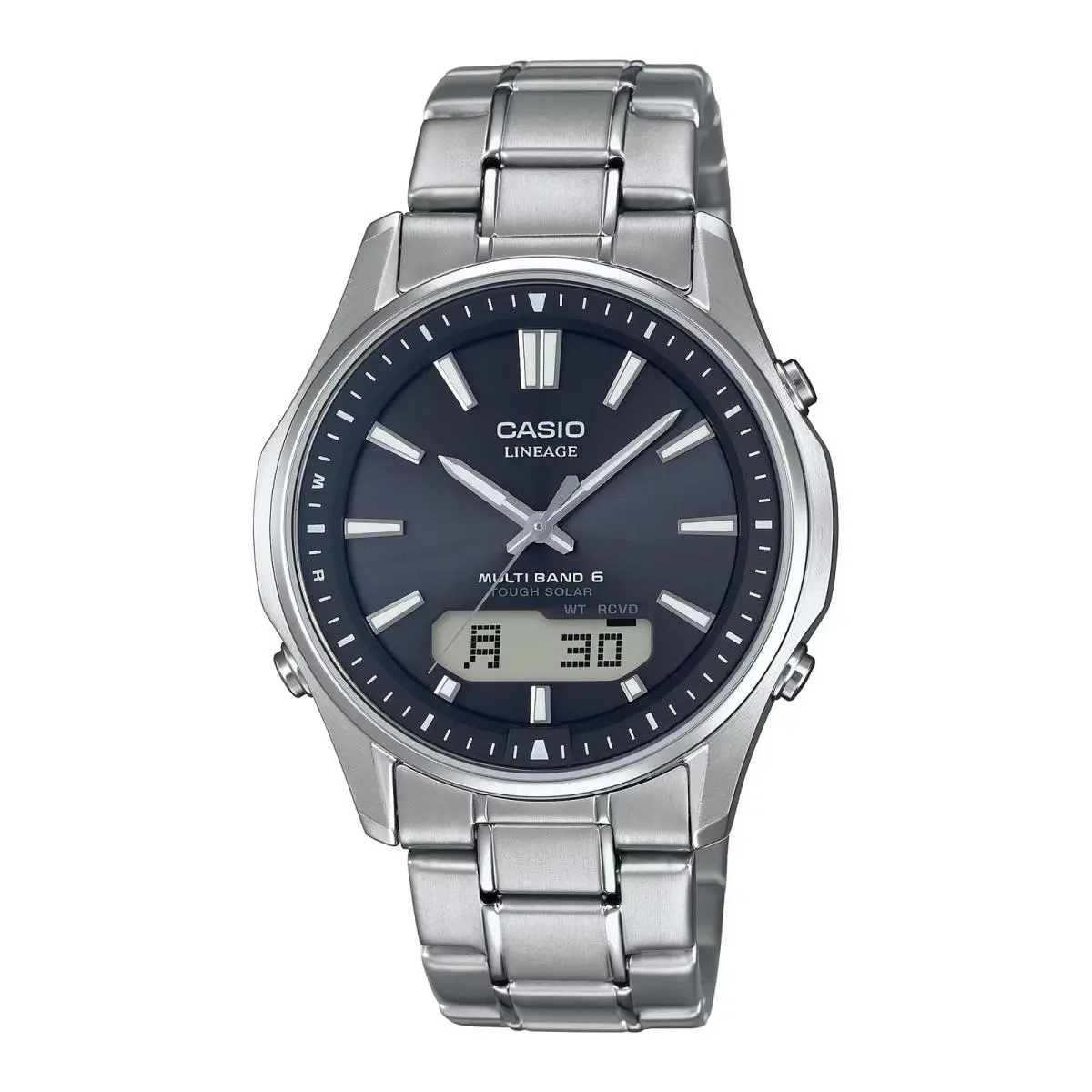 Lineage LCW-M100TSE-1AJF Titanium Solar Radio Watch Japan by Casio