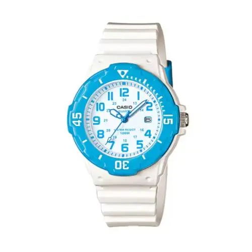 General LRW-200H-2BV White Resin Band Women`s Analog Watch by Casio